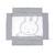 Tapis de parc universel avec bords - motifs hibou adam & eule Blanc - gris / grandes étoiles+Gris - blanc / hibou+Gris - blanc / lapin 8 - vertbaudet enfant 