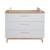 Commode à langer évolutive 3 tiroirs  caro Gris clair / chêne doré 4 - vertbaudet enfant 
