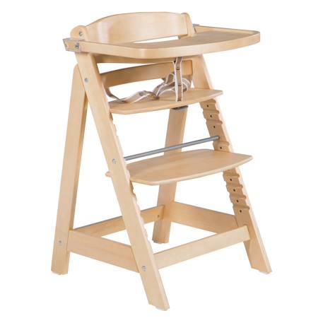 Chaise haute évolutive avec plateau repas amovible sit up click & fun Blanc+Gris taupe+Naturel 11 - vertbaudet enfant 