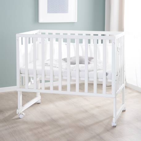 Berceau cododo 3en1 avec matelas et accessoires sternenzauber grau Blanc 2 - vertbaudet enfant 