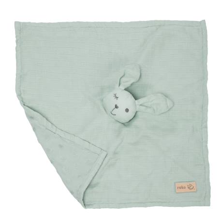 Doudou lapin en coton bio lil planet Rose pastel+Vert givré 10 - vertbaudet enfant 