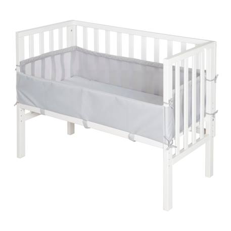 Berceau cododo 2en1 avec matelas et accessoires roba style Blanc / gris+Gris taupe / gris 1 - vertbaudet enfant 