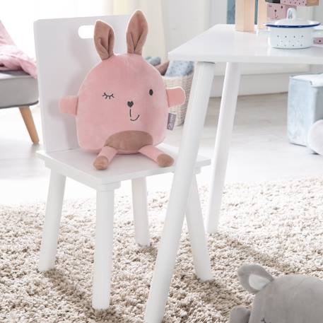 Set table et 2 chaises enfant avec pieds en bois massif Blanc+Blanc et naturel+Gris et naturel 5 - vertbaudet enfant 