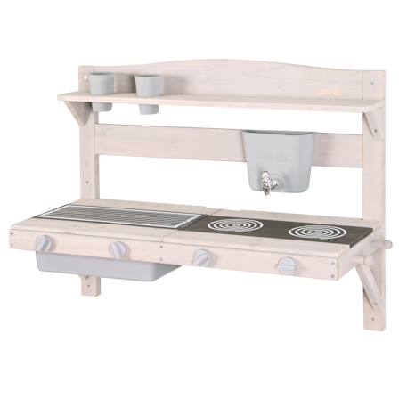 Cuisine extérieure à suspendre en bois fsc® + 2 gobelets Gris+Teck 1 - vertbaudet enfant 