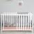 Lit bébé 2en1 indépendant et cododo + matelas respirant safe asleep® Blanc+Gris taupe 2 - vertbaudet enfant 