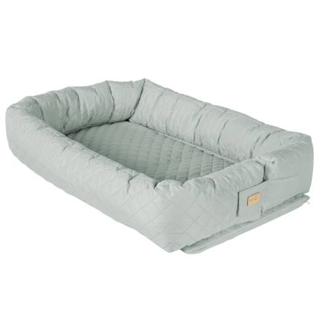 Réducteur de lit 3 en 1 tissu déperlant roba style Gris argenté+Rose pastel+Vert givré 11 - vertbaudet enfant 