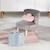 Mini fauteuil en velours et pieds en bois massif lil sofa Bleu clair+Gris argenté+Rose pastel 8 - vertbaudet enfant 