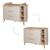 Chambre bébé évolutive 2 pièces avec soft-close jil Cashmere / décor châtaignier 5 - vertbaudet enfant 