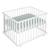 Parc bébé rectangulaire sur roulettes + tapis déperlant roba style Blanc - gris argenté+Blanc - vert givré 7 - vertbaudet enfant 