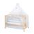 Lit cododo avec literie complète et roulettes à freins jumbo twins Bois naturel / gris 1 - vertbaudet enfant 
