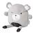 Peluche et coussin réconfortant pour bébé lil cuties Gris argenté / ourson 1 - vertbaudet enfant 