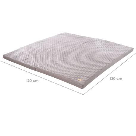 Tapis d'éveil pliant transformable en matelas pour lit bébé Gris anthracite 6 - vertbaudet enfant 