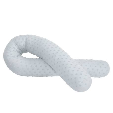 Coussin d'allaitement en coton bio lil planet Bleu clair/ bleu ciel+Gris argenté+Rose pastel+Vert givré 1 - vertbaudet enfant 