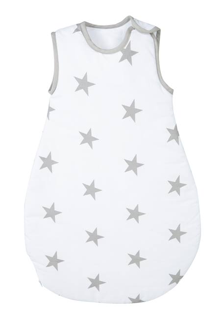 Gigoteuse sans manches à fermeture éclair motif étoile little stars Blanc / étoiles 1 - vertbaudet enfant 