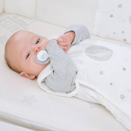 Lit cododo complet avec matelas respirant et accessoires sternenzauber Blanc 2 - vertbaudet enfant 