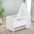 Lit bébé cododo 2en1 avec literie complète sterne grau Blanc / étoiles grises 2 - vertbaudet enfant 