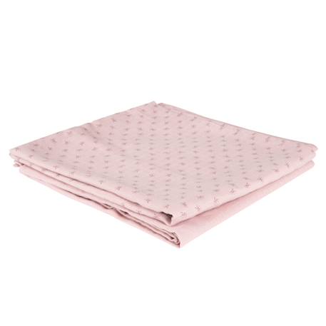 Lot 2 serviettes d'allaitement en coton bio lil planet Bleu clair+Gris argenté+Rose pastel+Vert givré 15 - vertbaudet enfant 