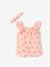 Combishort bébé en voile de coton rose pâle 1 - vertbaudet enfant 