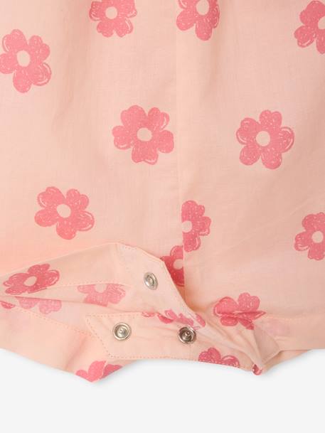 Combishort bébé en voile de coton rose pâle 5 - vertbaudet enfant 