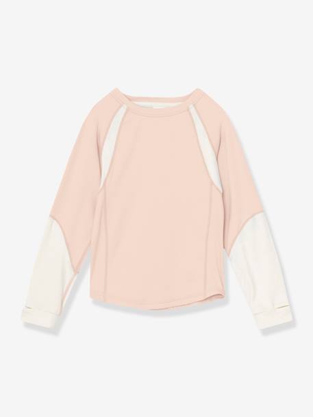 T-shirt fonctionnel MATLENDI bleu grisé+rose 3 - vertbaudet enfant 