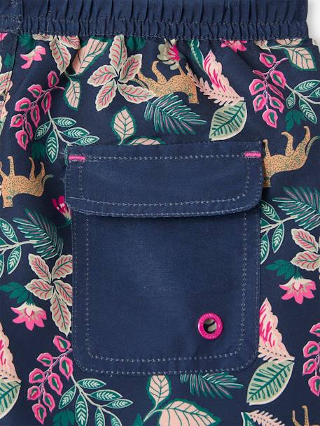 Short de bain imprimé garçon Capsule famille encre 6 - vertbaudet enfant 