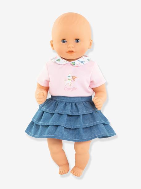T-shirt & jupe pour poupon un week-end à Paris rose 1 - vertbaudet enfant 