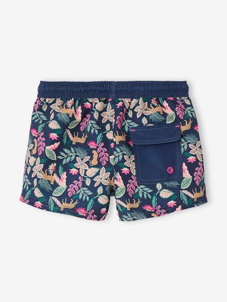 Short de bain imprimé garçon Capsule famille encre 4 - vertbaudet enfant 