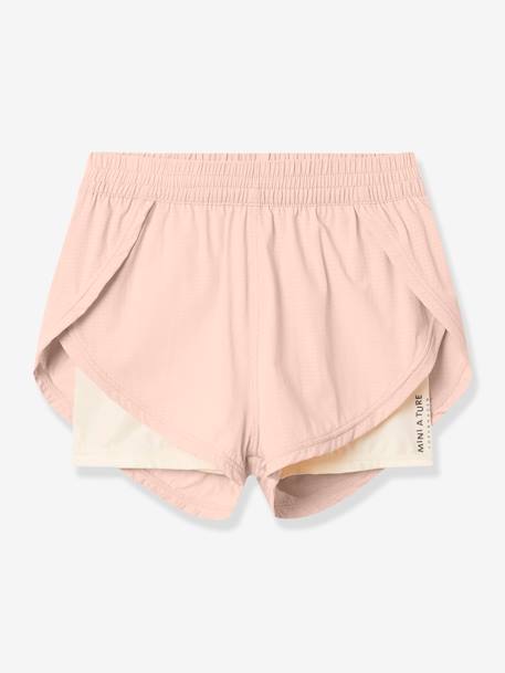 Shorts fonctionnels 2-en-1 MATEIDIE jaune pâle+jaune pastel+rose+rose pâle 6 - vertbaudet enfant 