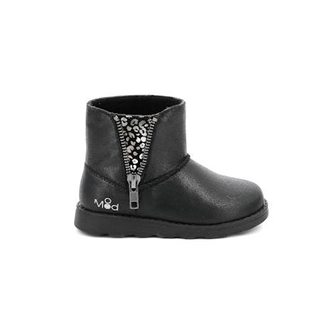 Boots enfant aldize Bordeaux+Marine+Noir 14 - vertbaudet enfant 
