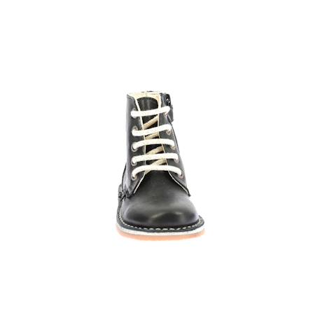 Bottillons enfant abotine Camel+Noir 9 - vertbaudet enfant 