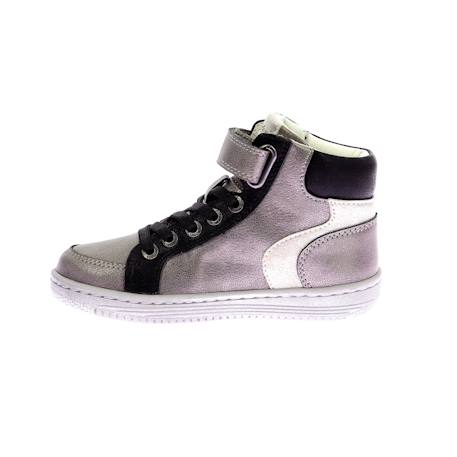 Sneakers hautes enfant lolastic Argent noir 4 - vertbaudet enfant 