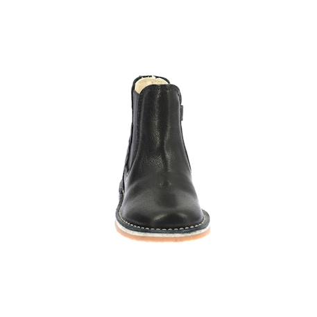 Boots enfant abostic Camel+Noir 9 - vertbaudet enfant 