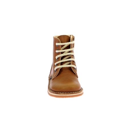Bottillons enfant abotine Camel+Noir 5 - vertbaudet enfant 