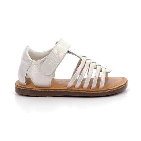 Sandales bébé divslim Blanc irise 2 - vertbaudet enfant 