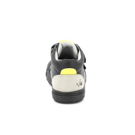 Sneakers hautes tifun Gris bleu+Noir jaune+Rouge/gris 8 - vertbaudet enfant 