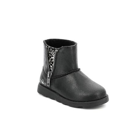 Boots enfant aldize Bordeaux+Marine+Noir 13 - vertbaudet enfant 