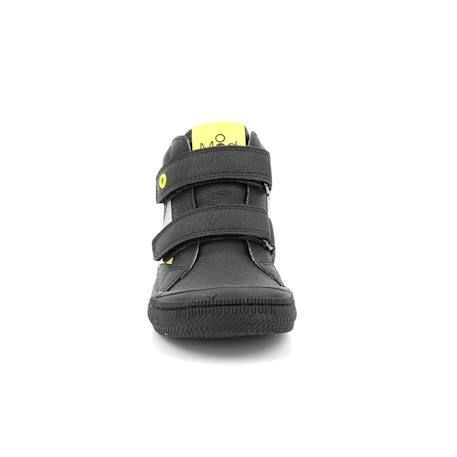 Sneakers hautes tifun Gris bleu+Noir jaune+Rouge/gris 10 - vertbaudet enfant 