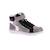 Sneakers hautes enfant lolastic Argent noir 1 - vertbaudet enfant 