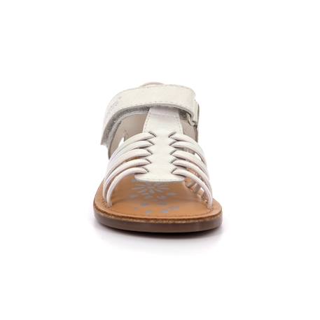 Sandales bébé divslim Blanc irise 5 - vertbaudet enfant 