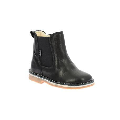 Boots enfant abostic Camel+Noir 6 - vertbaudet enfant 