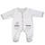 Pyjama bébé à manches longues en velours - timouki Beige+Blanc 4 - vertbaudet enfant 