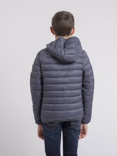 Doudoune légère capuche zilling garçon Bordeaux+Gris+Kaki 6 - vertbaudet enfant 
