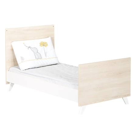 Lit bébé évolutif en bois - scandi Blanc/beige 4 - vertbaudet enfant 