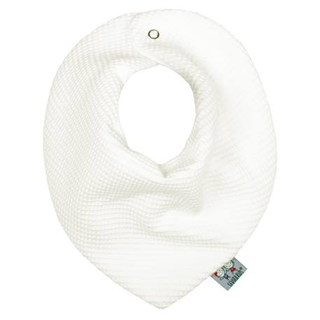 Bavoir bandana en nid d'abeille Beige+Bleu+Écru+Gris+Rose 5 - vertbaudet enfant 