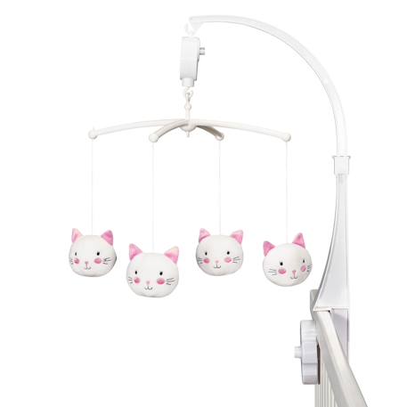 Mobile musical bébé en polyester - chapaillettes Blanc 1 - vertbaudet enfant 