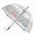 Parapluie transparent long et automatique paris Bleu 1 - vertbaudet enfant 