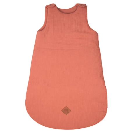 Gigoteuse sans manches en gaze de coton jeanne Beige+Blanc+Blanc à pois or+Bleu+Camel+Écru+Gris+Terracotta+Vert de gris+Vieux rose 23 - vertbaudet enfant 