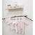 Pyjama bébé à manches longues en velours - lilibelle Blanc+Rose 8 - vertbaudet enfant 