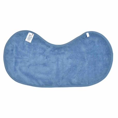 Bavoir d'épaule en gaze de coton et bambou Denim+Gris+Moutarde 2 - vertbaudet enfant 