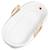 Habillage de couffin en gaze de coton pois dorés Blanc+Camel+Vert 1 - vertbaudet enfant 